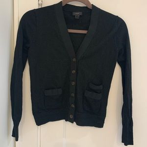 SUPER CUTE J Crew Black Sweater Sz Small